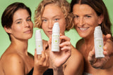 Drei Models mit Alveroa-Pflege – Originalaufnahme