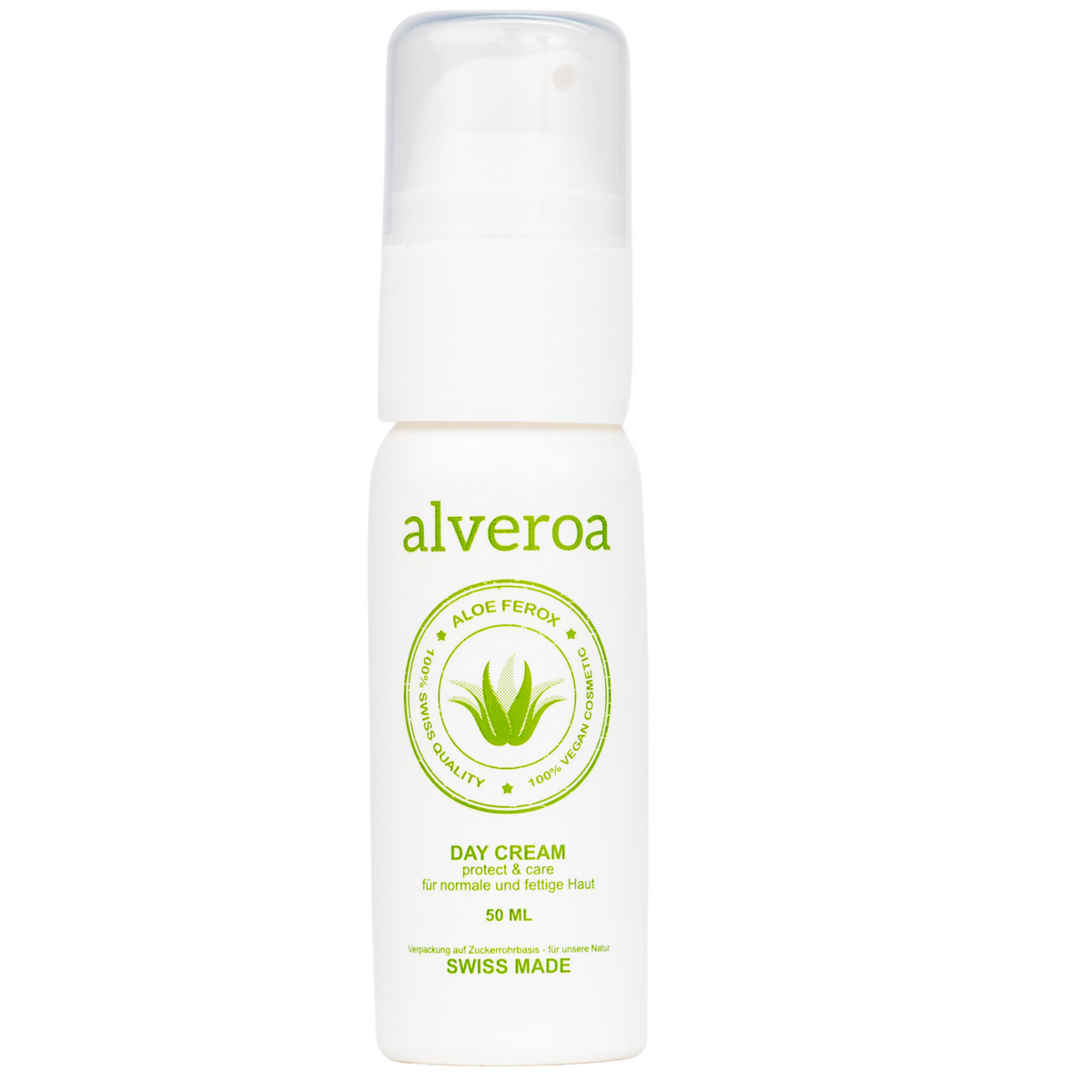 Alveroa Gesichtscreme für normale und fettige Haut, 50 ml – Vorderseite